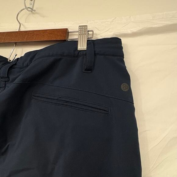 Zella LOT OF TWO Mens Performance Pants Size 35X31 Grey Navy Blue Slacks Stretch - Picture 7 of 8